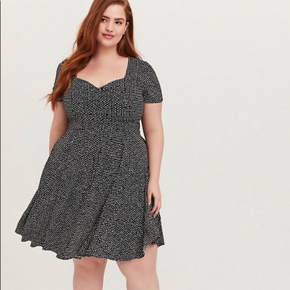 3X Torrid Polka Dot Dress